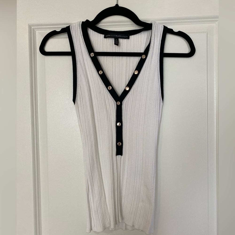 White House Black Market Sleeveless Top